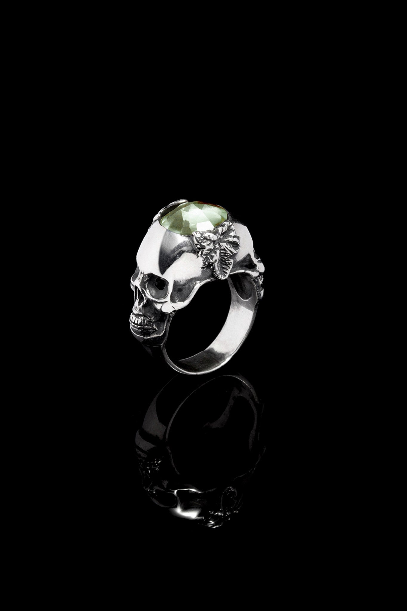 Ugo Cacciatori, Silver, Jewelry, Sterling Silver, Ring, Green Amethyst, Green Amethyst and Black Diamonds, Green Amethyst and Brown Diamonds, Green Amethyst and Emeralds, Green Amethyst and Rubies, Green Amethyst and Sapphires