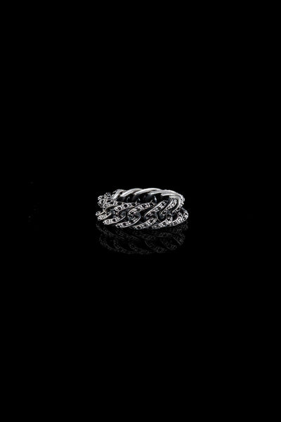 Tiny Chain Gems Ring