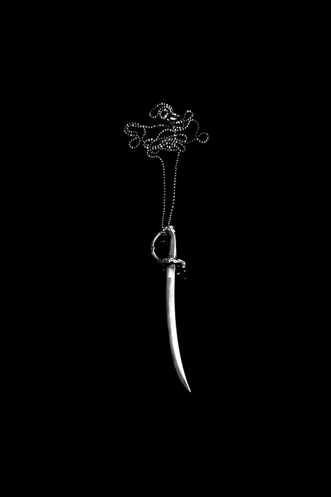 Ugo Cacciatori, Silver, Jewelry, Sterling Silver, Pendant, Silver, Black Diamonds, Brown Diamonds, Emeralds, Rubies, Sapphires