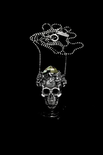 Ugo Cacciatori, Silver, Jewelry, Sterling Silver, Pendant, Green Amethyst, Green Amethyst and Black Diamonds, Green Amethyst and Brown Diamonds, Green Amethyst and Emeralds, Green Amethyst and Rubies, Green Amethyst and Sapphires
