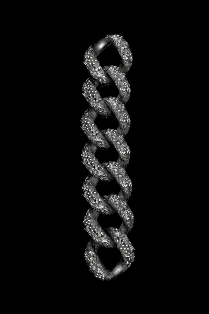 Ugo Cacciatori, Silver, Jewelry, Sterling Silver, Bracelet, Black Diamonds, Brown Diamonds, Emeralds, Rubies, Sapphires