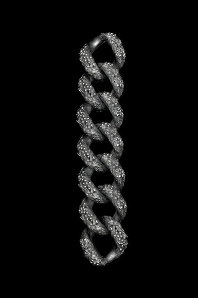 Ugo Cacciatori, Silver, Jewelry, Sterling Silver, Bracelet, Black Diamonds, Brown Diamonds, Emeralds, Rubies, Sapphires