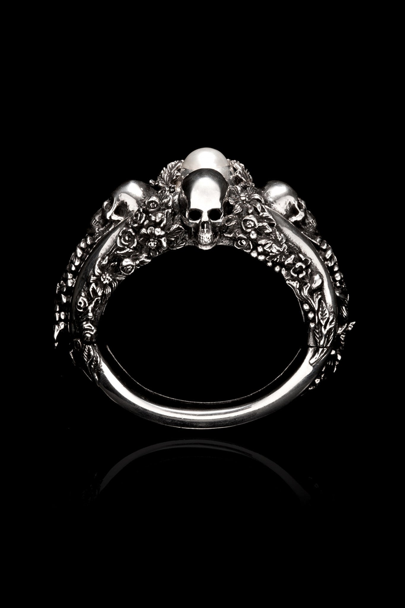 Ugo Cacciatori, Silver, Jewelry, Sterling Silver, Bracelet, Light Pearl, Light Pearl and Black Diamonds, Light Pearl and Brown Diamonds, Light Pearl and Emeralds, Light Pearl and Rubies, Light Pearl and Sapphires