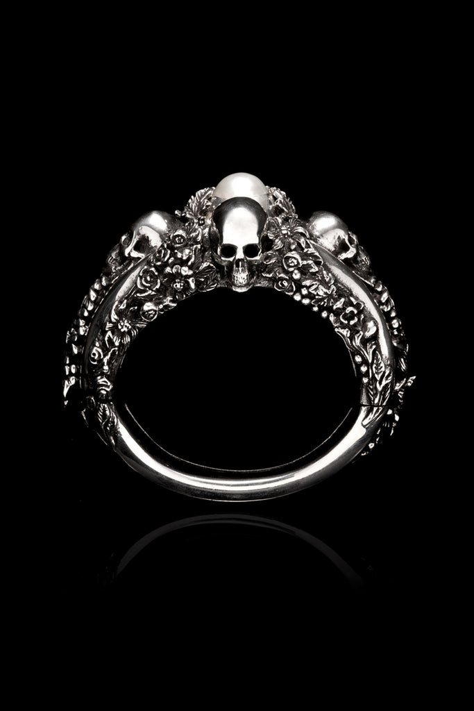 Ugo Cacciatori, Silver, Jewelry, Sterling Silver, Bracelet, Light Pearl, Light Pearl and Black Diamonds, Light Pearl and Brown Diamonds, Light Pearl and Emeralds, Light Pearl and Rubies, Light Pearl and Sapphires