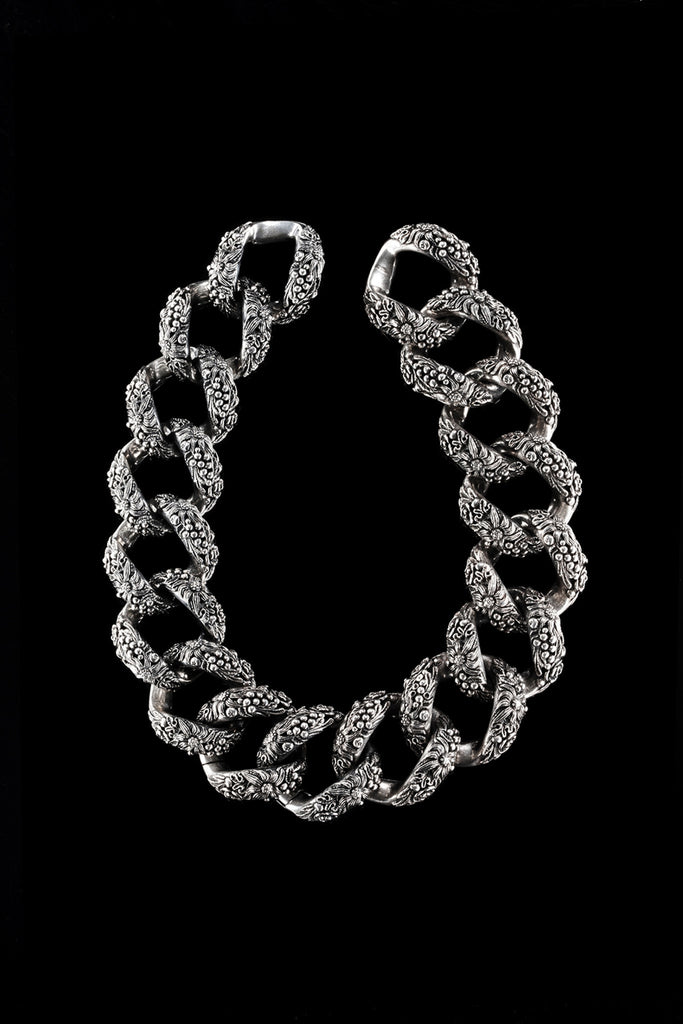 Ugo Cacciatori, Silver, Jewelry, Sterling Silver, Necklace, Silver, Black Diamonds, Brown Diamonds, Emeralds, Rubies, Sapphires