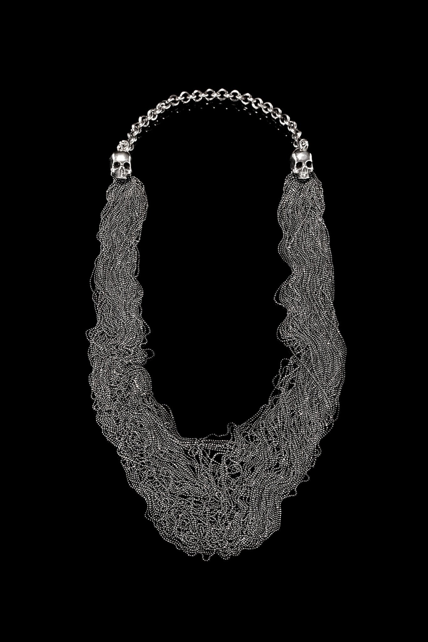Ugo Cacciatori, Silver, Jewelry, Sterling Silver, Necklace, Silver, Black Diamonds, Brown Diamonds, Emeralds, Rubies, Sapphires