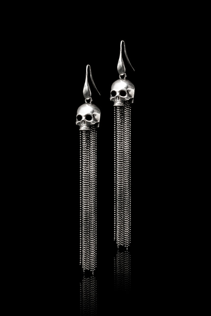 Ugo Cacciatori, Silver, Jewelry, Sterling Silver, Earrings, Silver, Black Diamonds, Brown Diamonds, Emeralds, Rubies, Sapphires