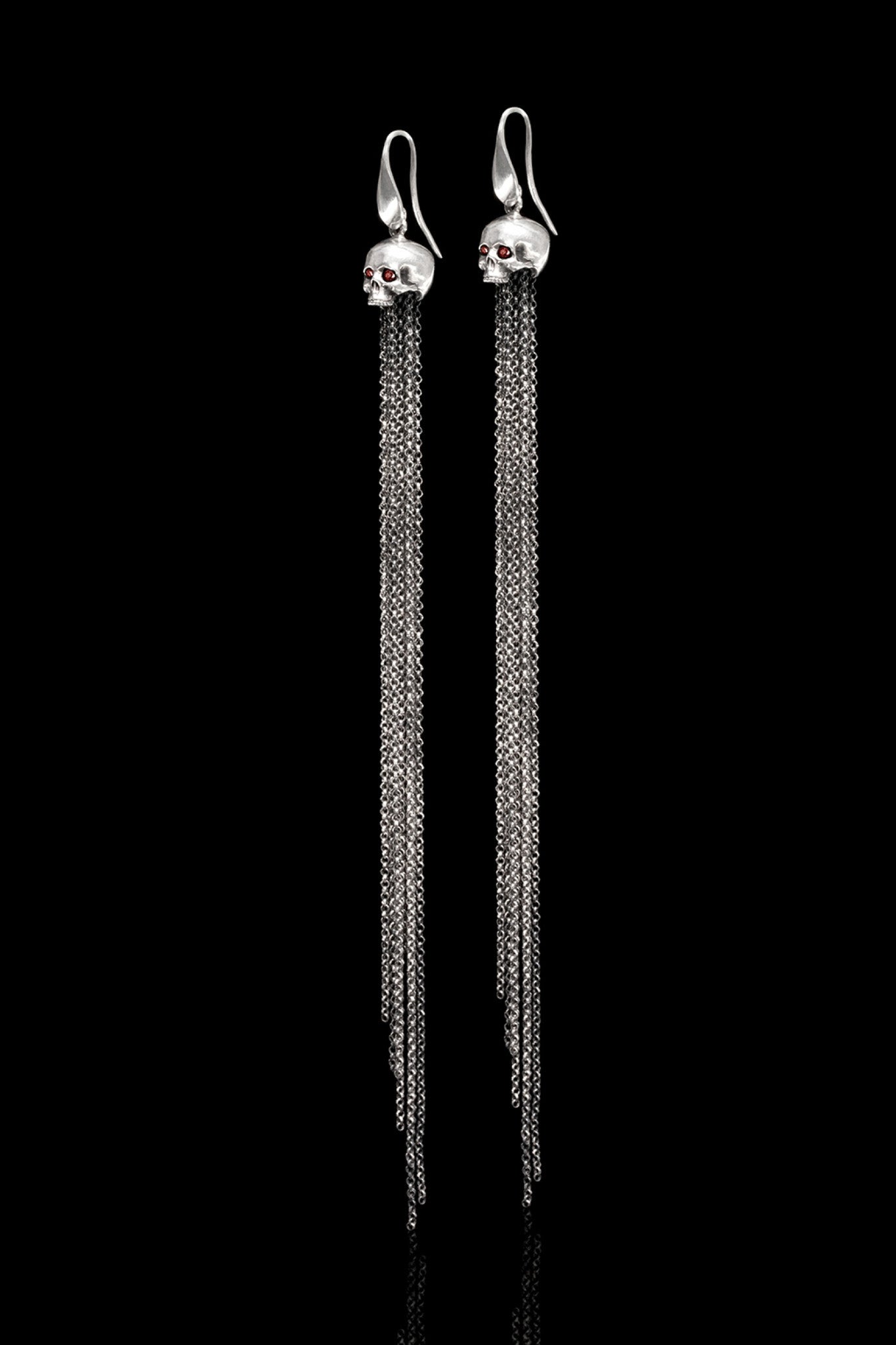 Jail Chains & Skull Earrings