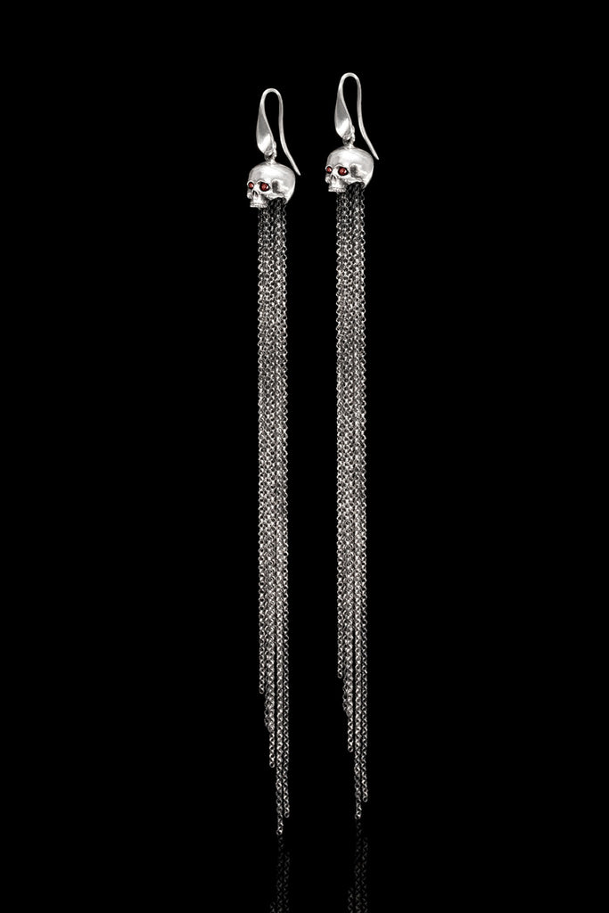 Jail Chains & Skull Earrings