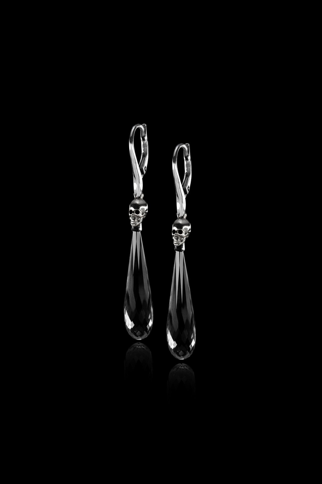 Ugo Cacciatori, Silver, Jewelry, Sterling Silver, Earrings, Onyx, Onyx and Black Diamonds, Onyx and Brown Diamonds, Onyx and Emeralds, Onyx and Rubies, Onyx and Sapphires