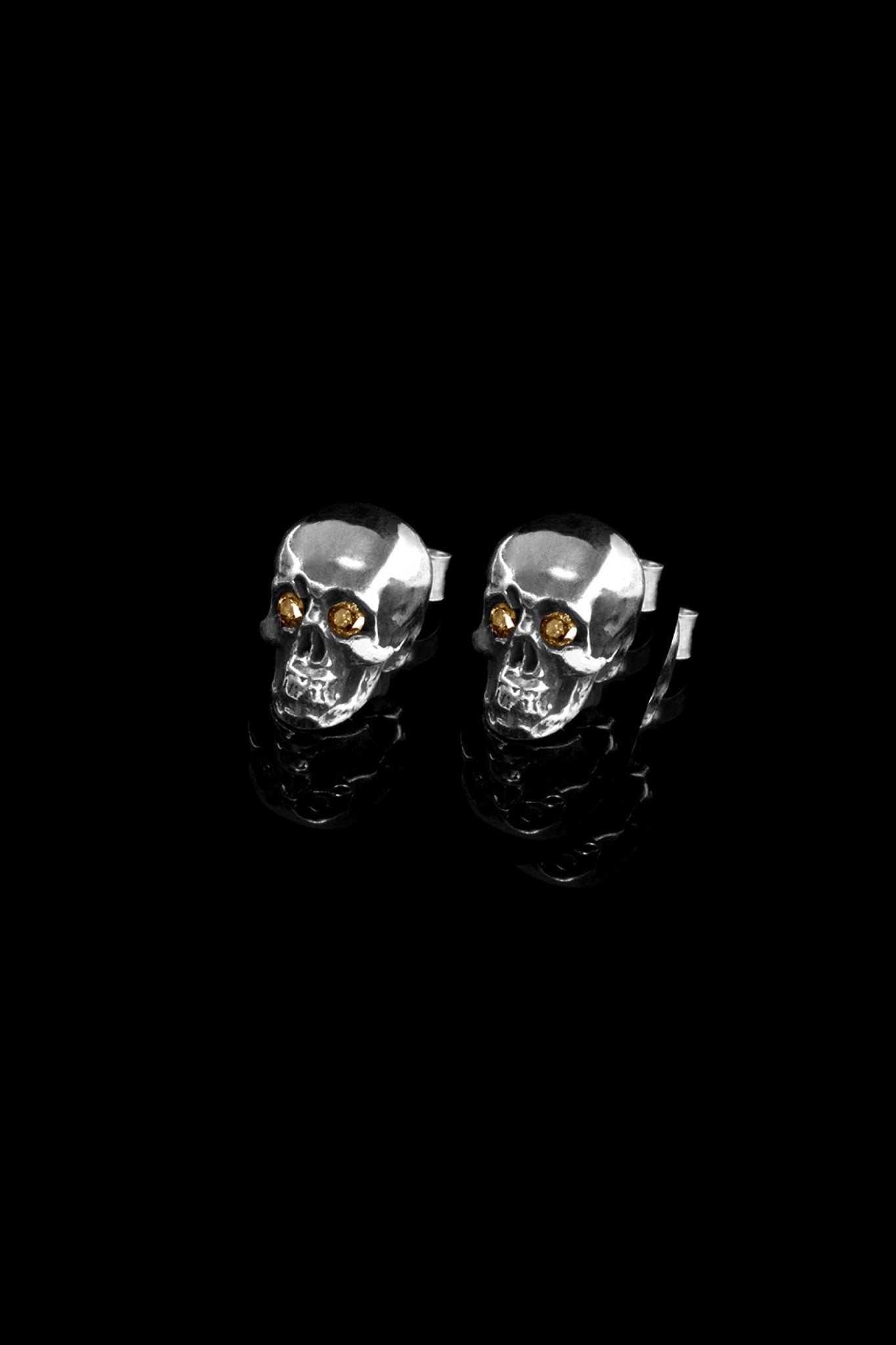 Tiny Skull Studs