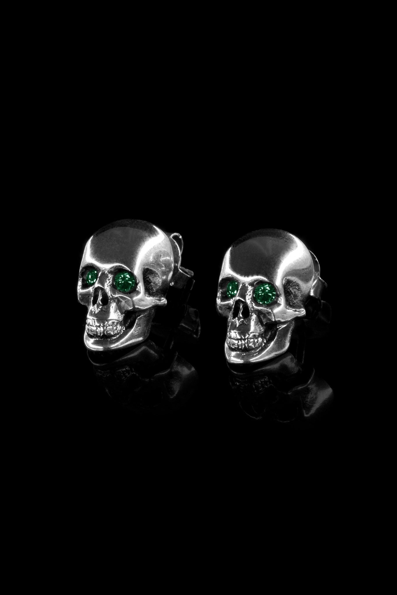 Half Skull Studs