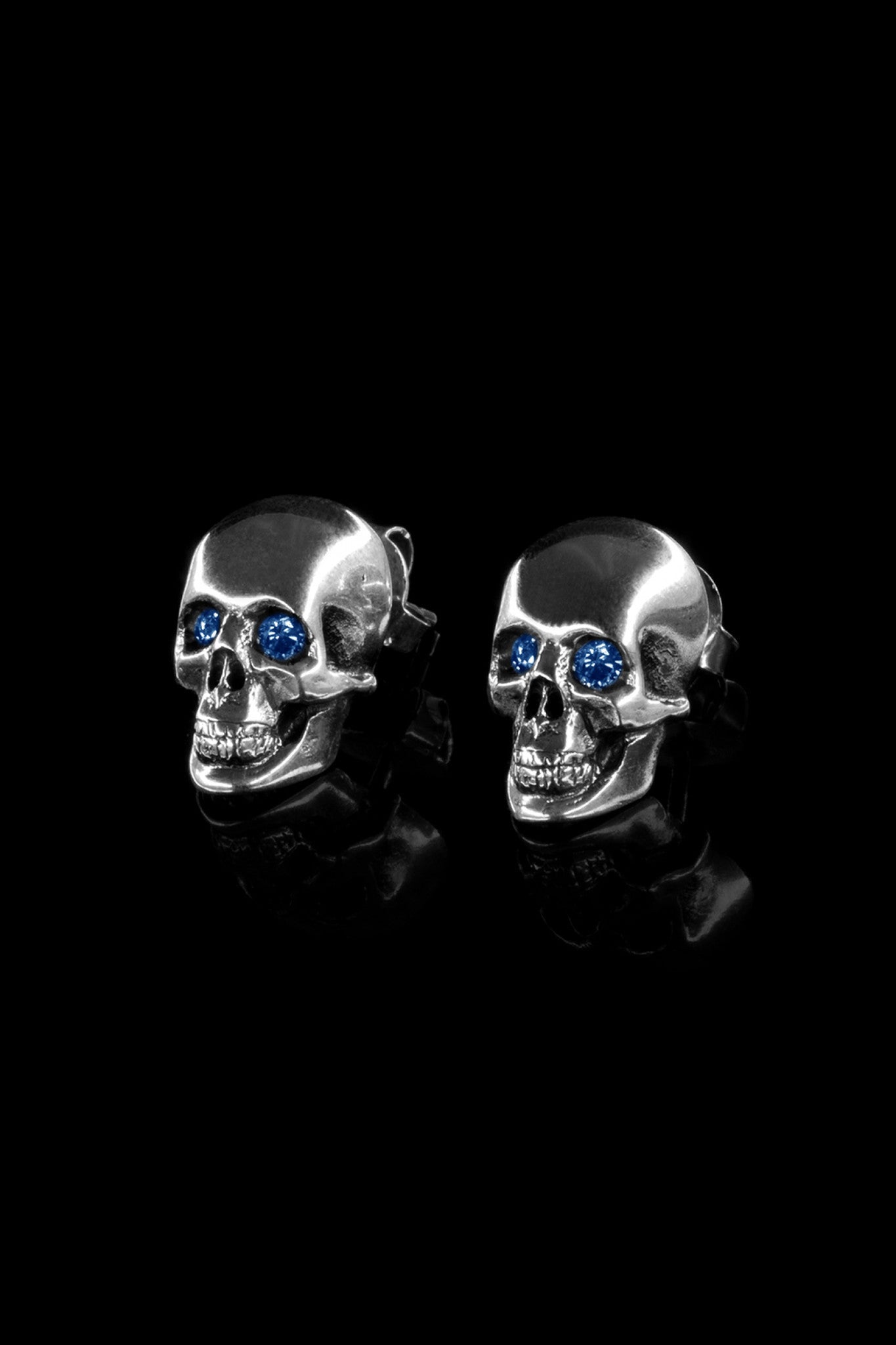 Half Skull Studs