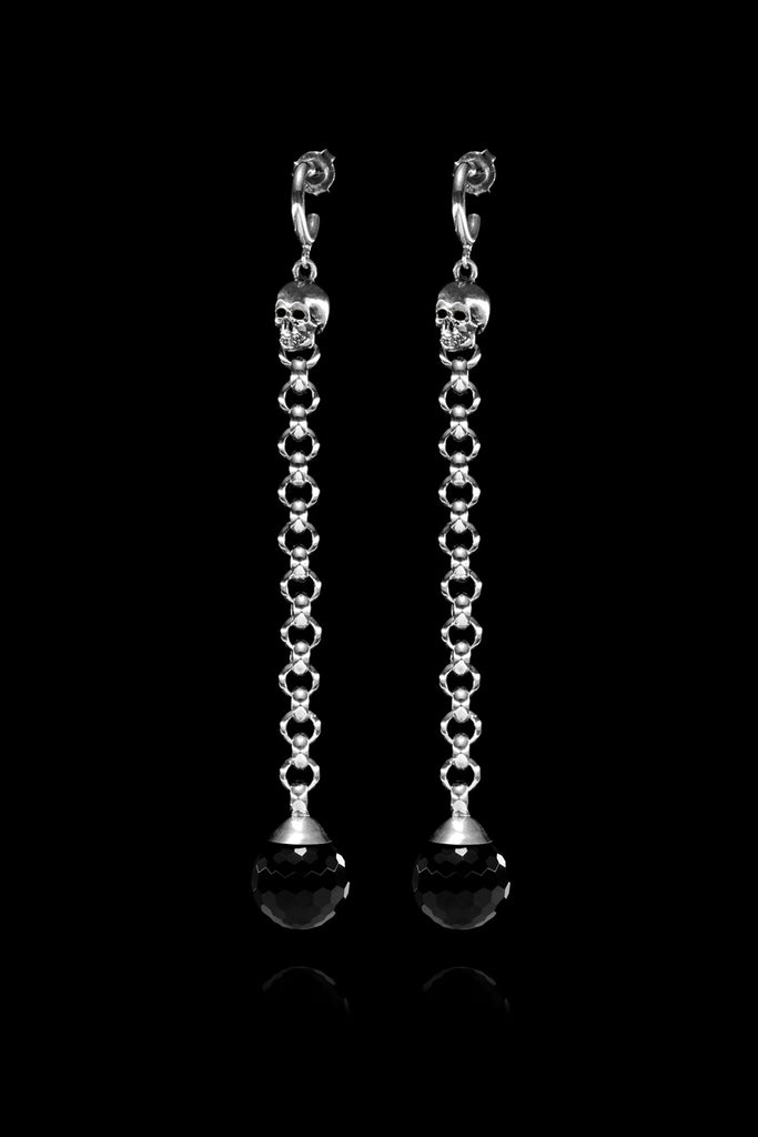 Ugo Cacciatori, Silver, Jewelry, Sterling Silver, Earrings, Onyx, Onyx and Black Diamonds, Onyx and Brown Diamonds, Onyx and Emeralds, Onyx and Rubies, Onyx and Sapphires