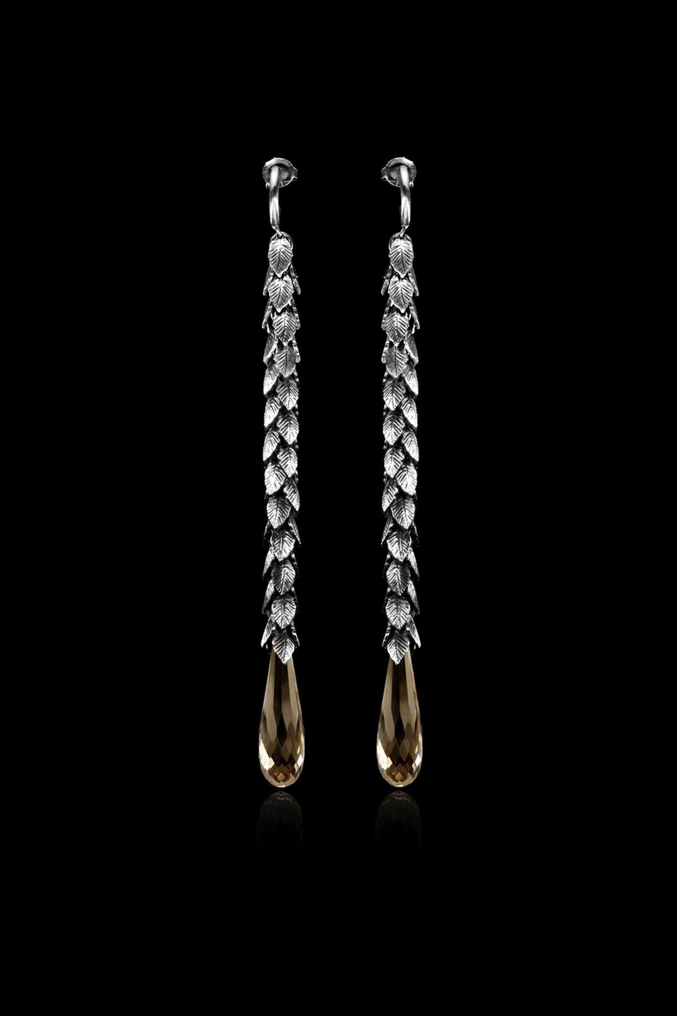 Hanging Leaves & Drop Earrings