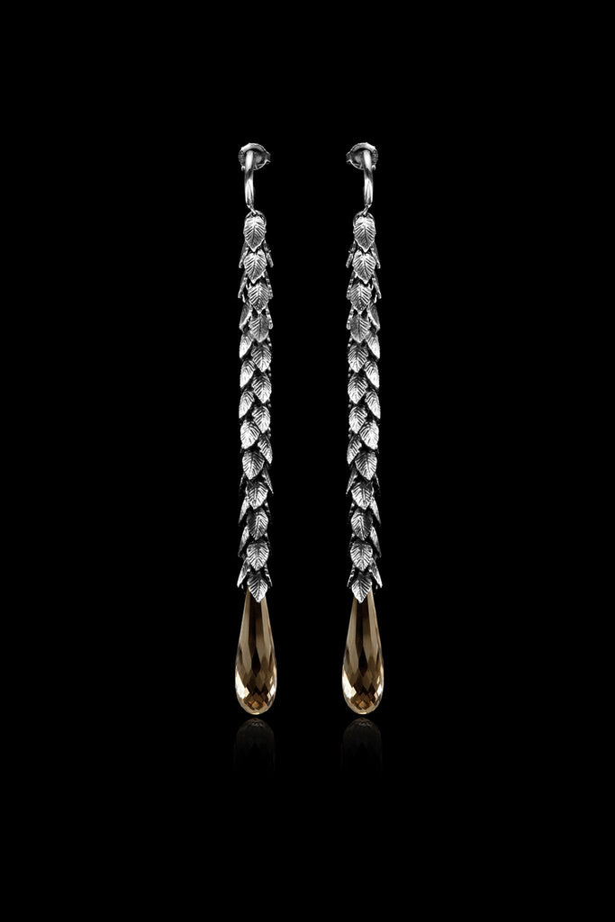 Hanging Leaves & Drop Earrings