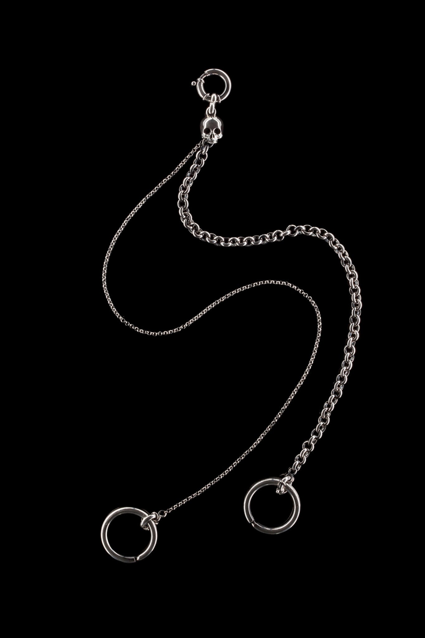 Ugo Cacciatori, Silver, Jewelry, Sterling Silver, Keychain, Silver, Black Diamonds, Brown Diamonds, Emeralds, Rubies, Sapphires