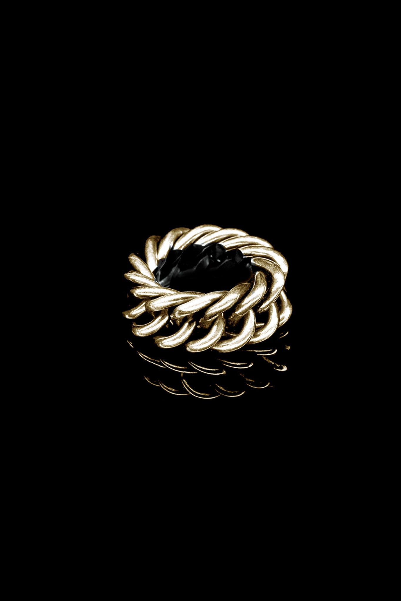 Ugo Cacciatori, Gold, Jewelry, 9kt Gold + Sterling Silver, Ring, Gold + SIlver