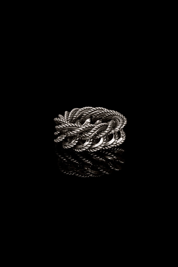Fine Chain & Cable Ring - Ugo Cacciatori